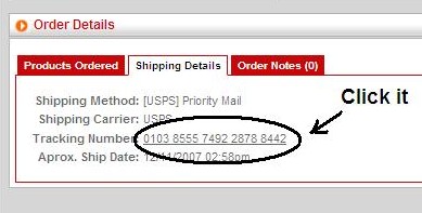 Shipping Details Shipping Details