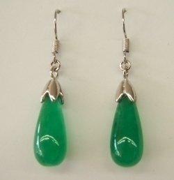 Jade Drop Earrings