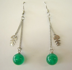 Jade Drop Earrings
