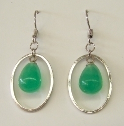 Jade Drop Earrings