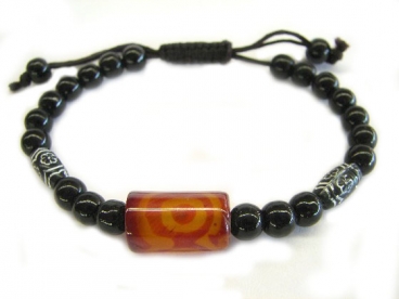 Tibetan DZI Bead Bracelet