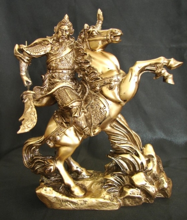 Kwan Kong on Horse Statue