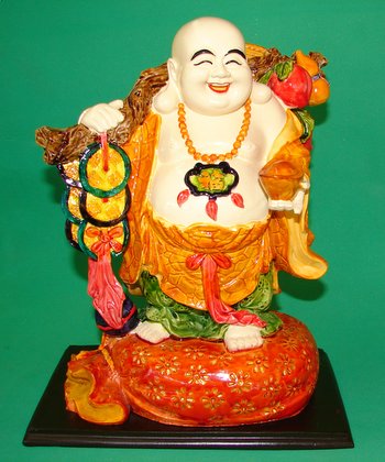 Carrying Money Buddha