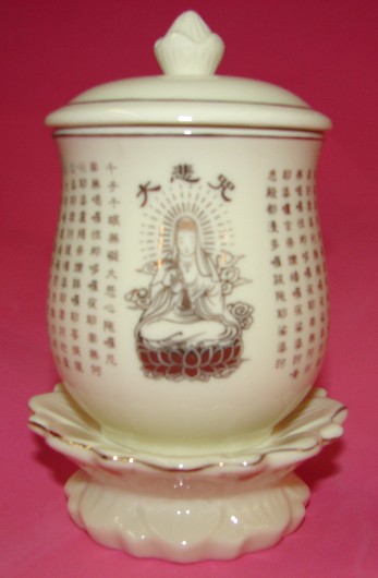 Ivory Kwan Yin Vases