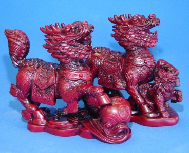 Chinese Dragon Horses