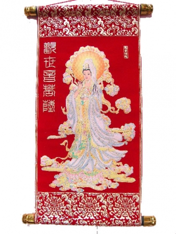 Red Scroll - Kuan Yin