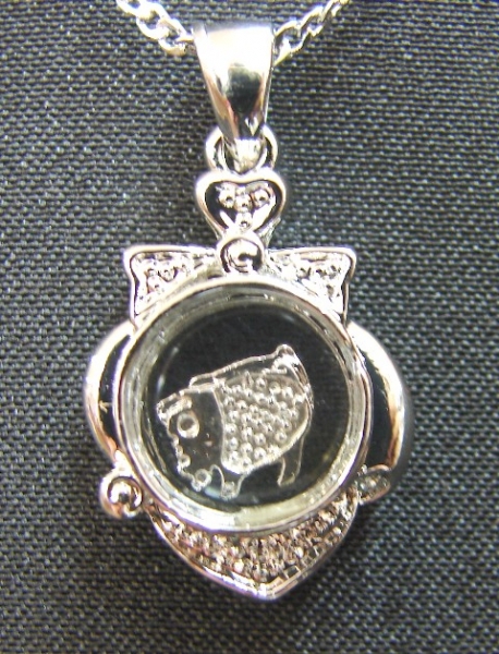 Silver Pig Pendants