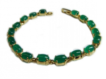 Gold Jade Bracelets