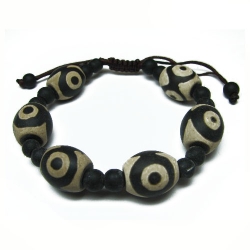 Tibetan 3 Eyes DZI Bracelets