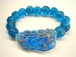 Sea Blue LiuLi Pi Yao Bracelets