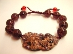 Dark Purple Pi Yao Liu Li Bracelet