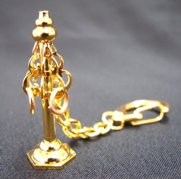 Staff of Ksitigarbha Keychain