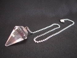 Clear Quartz Pendulum 