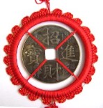 Good Luck Coin Charm for House