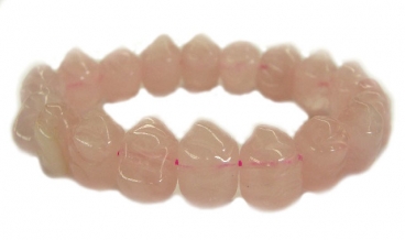 Rose Quartz Pig Bracelet 