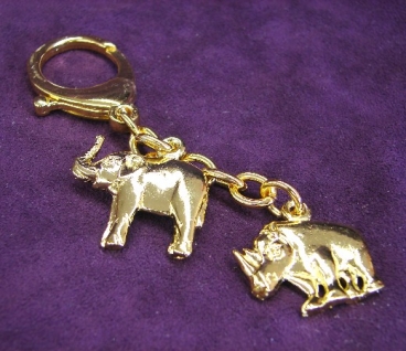 Rhinoceros and Elephant Talisman