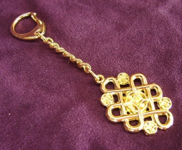 Mystic Knot with Coins Keychain
