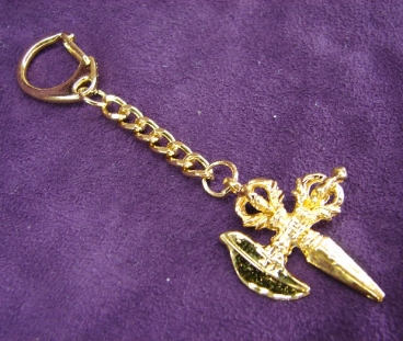 Ceremony Tibetan Axe Keychain
