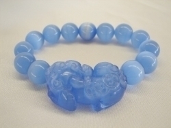 Blue Cat Eye Pi Yao Bracelet