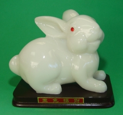 White Rabbit Statue