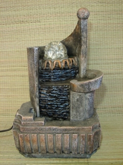Water Fountain with Running Crystal Ball