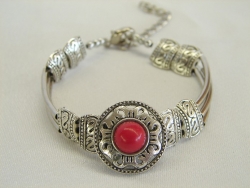 Round Shaped Sterling Silver Bracelet