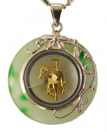 Golden Horse Pendant