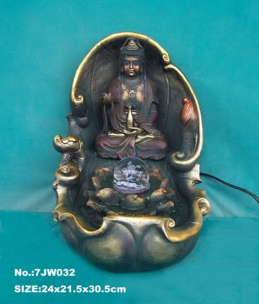Water Fountain with Kuan Yin