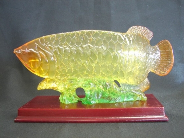 Liuli Arowana Fish Statue