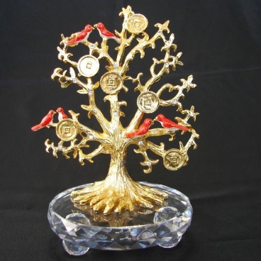 Bejeweled Tree of Life with Birds