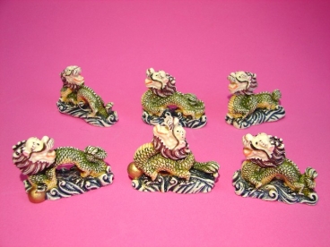 Set of Dragon Statues