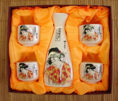 Ceramic Japanese Saki Set