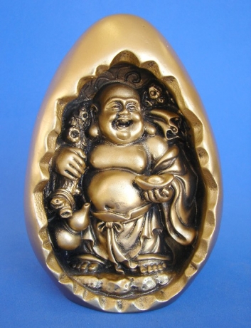 Travel Buddha inside Egg