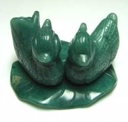 Jade Mandarin Ducks
