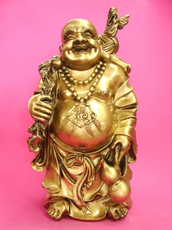 Standing Golden Buddha for Garden