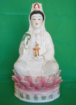 White Sitting Kuan Yin
