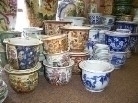 Asian Style Flower Pots