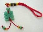 Jade Double Happiness Charm