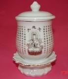 White Kuan Yin Vases