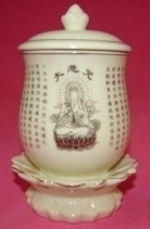 Ivory Kwan Yin Vases