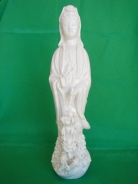 White Standing Kwan Yin