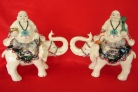 Ivory Buddha on Elephant