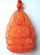 Moonstone Kuan Yin Pendants