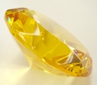 Yellow Topaz Crystal Paperweight