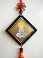 Sitting Guan Yin Image Charm