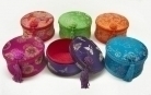 Chinese Brocade Jewelry Box