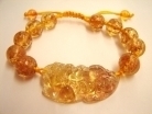 Yellow LiuLi Pi Yao Bracelets