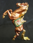 Bejeweled Cloisonne Horse