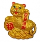 Golden Tiger Statue