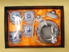 Blue Tea Sets w/ Longevity Sign
